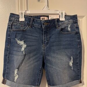 SO Mid Rise Bermuda Shorts - Classic Blue